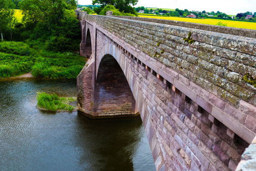 Ladykirk And Norham Bridge