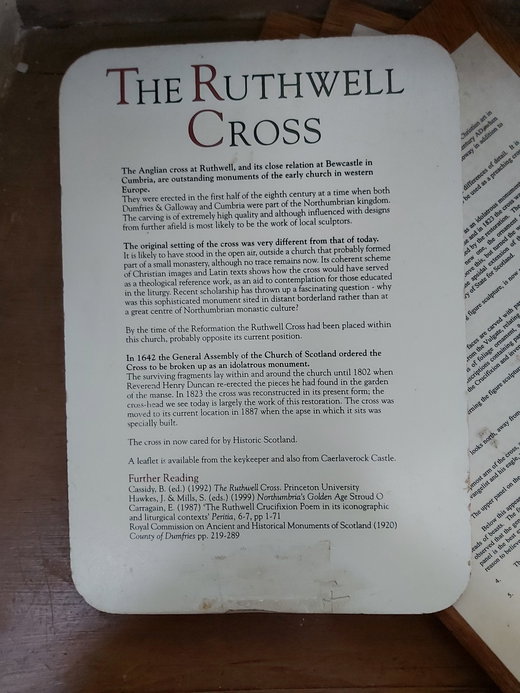 Ruthwell Cross And Church