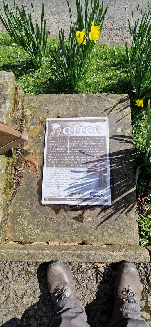 Pendle Witch Alice Nutter Statue