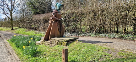 Pendle Witch Alice Nutter Statue
