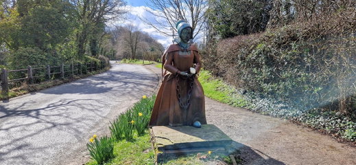 Pendle Witch Alice Nutter Statue