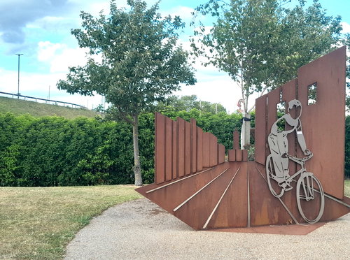 Boy and Bicycle