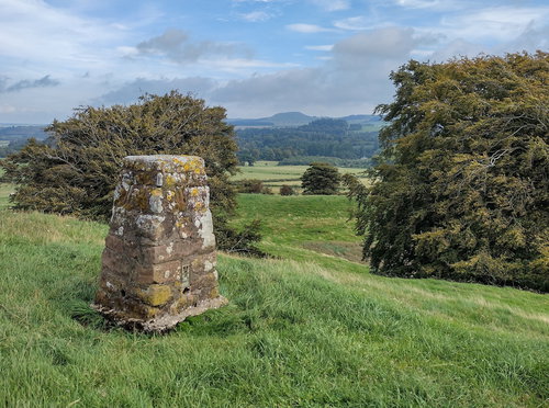 Nutholm Hill Trig Point And Hill Fort