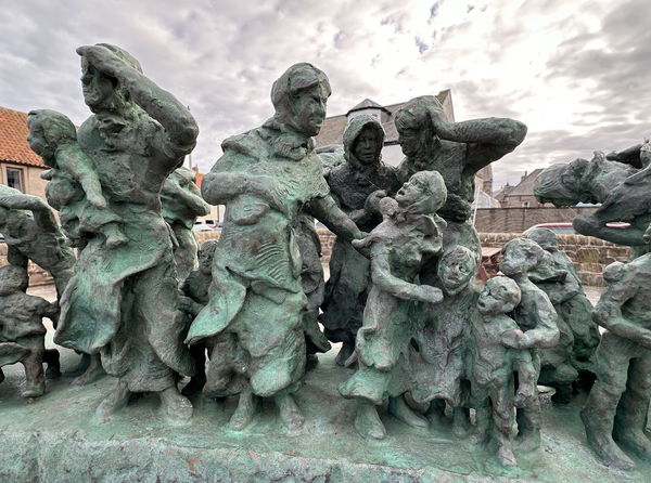 Widows and Bairns Sculpture Eyemouth
