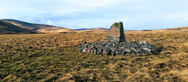 Shepherd's Cairn Via Hartside Hill And Brough Law