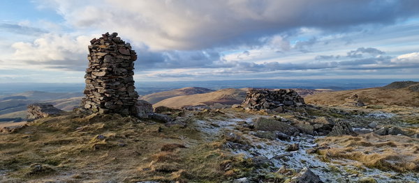 Windy Gyle And The Cheviot From Cocklawfoot